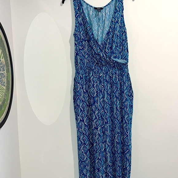 Hatley Pants - Hatley blue white teal jumpsuit. Size medium.